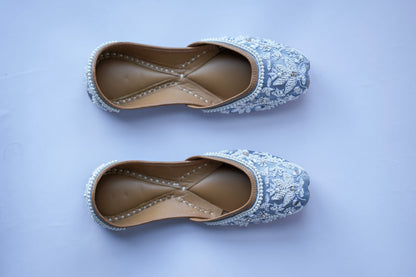 Frost Pearl Jutti - Pastel Blue