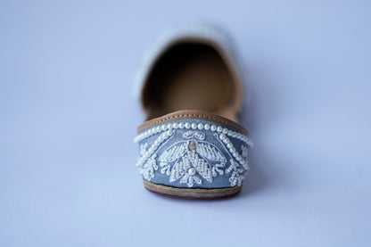 Frost Pearl Jutti - Pastel Blue
